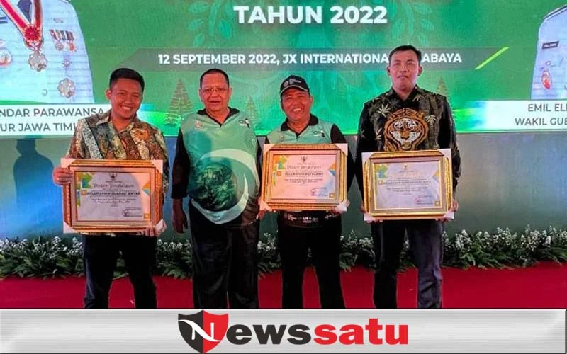 Gladak Anyar Dianugerahi Kelurahan Berseri 2022 oleh Gubernur Jatim