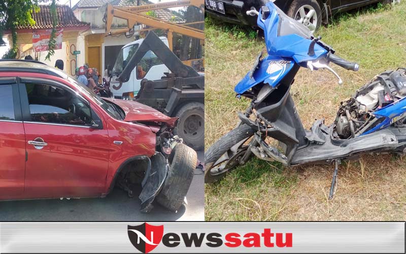 Outlander Tabrak Motor Di Sumenep