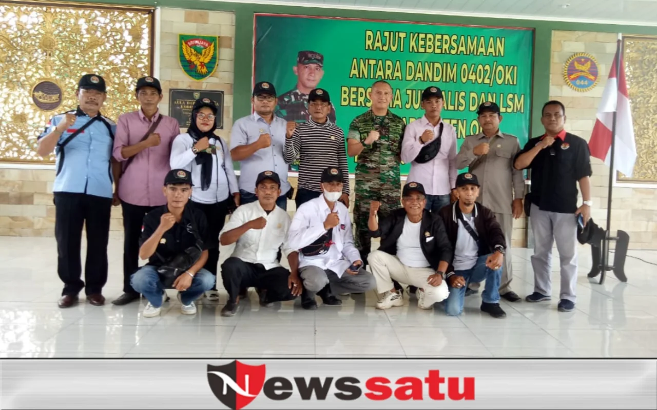 Rajut Kebersamaan, Kodim 0402/OKI-OI Ajak Insan Pers Kerjasama Program TMMD 