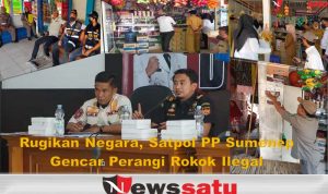 Rugikan Negara, Satpol PP Sumenep Gencar Perangi Rokok Ilegal