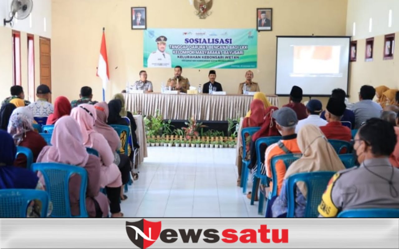 Sosialisasi Tanggap Darurat Bencana, Walikota Kunjungi Kelurahan Kebonsari Wetan