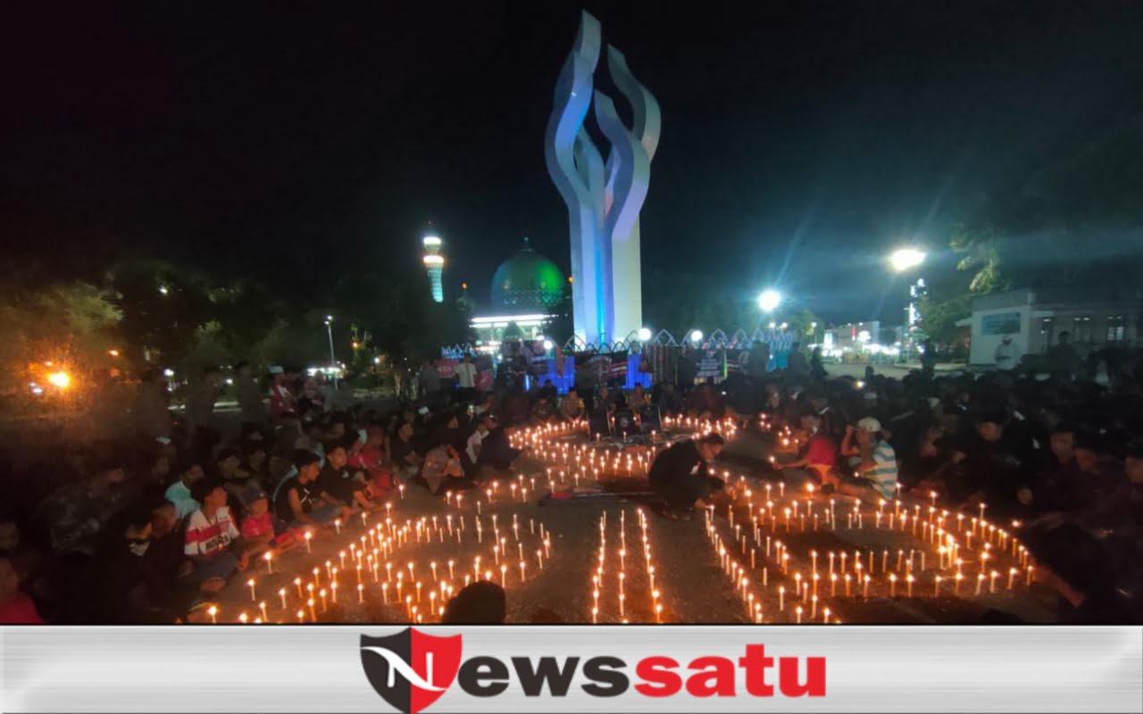 1000 Lilin dan Doa dari Aliansi Suporter Pamekasan untuk Aremania