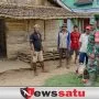 Bantu Sejahterakan Warga, Satgas TMMD Lakukan Bedah Rumah