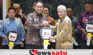 Buah Kolaborasi, Pemkab OKI Terima Hibah Damkar dari Pemprov DKI