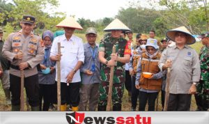 Dukung Ketahanan Pangan, Dandim OKI Pimpin Penanaman Jagung