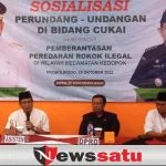 Gempur Rokok Ilegal, Satpol PP Bersama Bea Cukai Gelar Sosialisasi