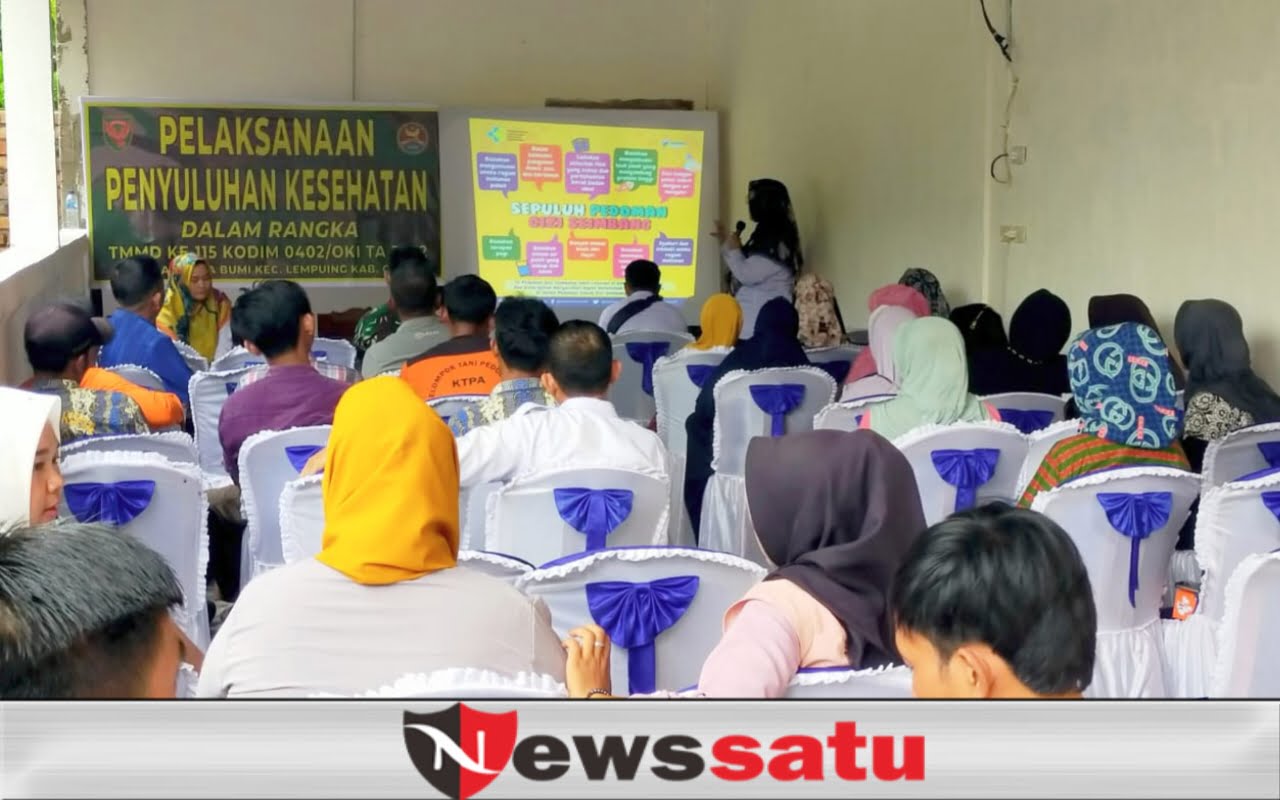 Kapten Kav HL Sinaga Berikan Penyuluhan PTM