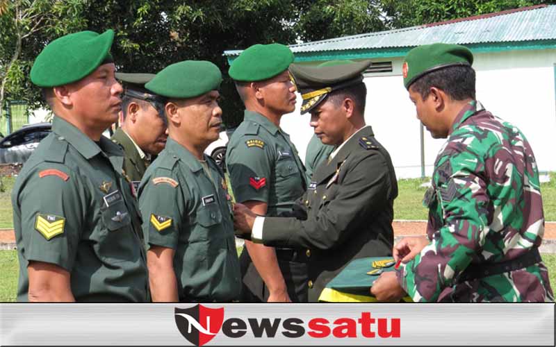 Kasdim 0402 OKI Pimpin Korp Raport Kenaikan Pangkat Perwira, Bintara dan Tamtama Periode 1