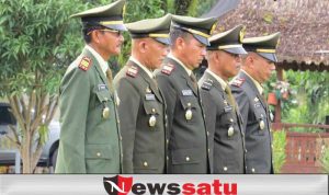 Kodim 0402 OKI Gelar Upacara Peringatan HUT TNI Ke-77