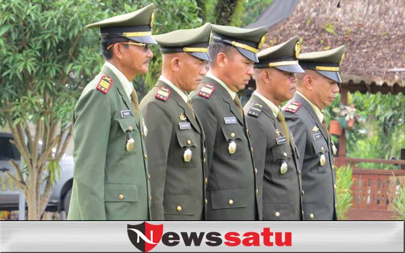 Kodim 0402 OKI Gelar Upacara Peringatan HUT TNI Ke-77