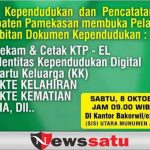 Meski Hari Libur, Disdukcapil Pamekasan Tetap Layani Warga