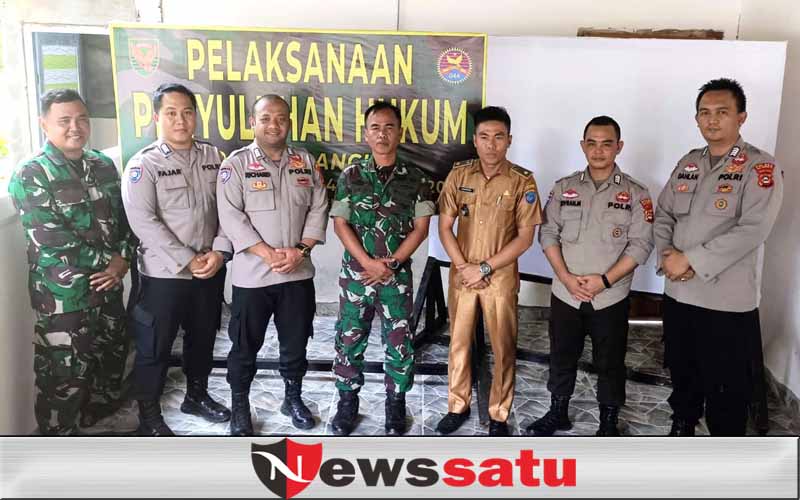 Peduli Kepada Masyarakat, Satgas TMMD Berikan Penyuluhan Hukum