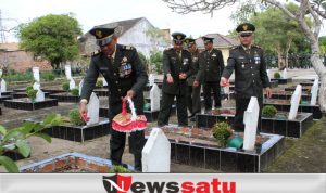 Sambut HUT TNI Ke-77, Kodim OKI Ziarah Rombongan di TMP Kusuma Negara