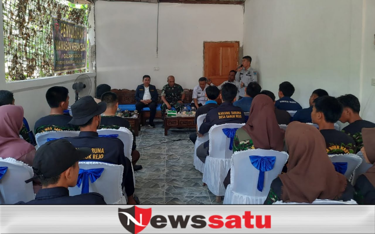Satgas TMMD Berikan Penyuluhan Wawasan Kebangsaan dan Bela Negara
