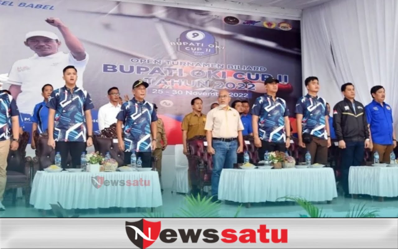 Bidik Atlet Potensial, Open Tournamen Biliar Bupati OKI Cup II Dibuka