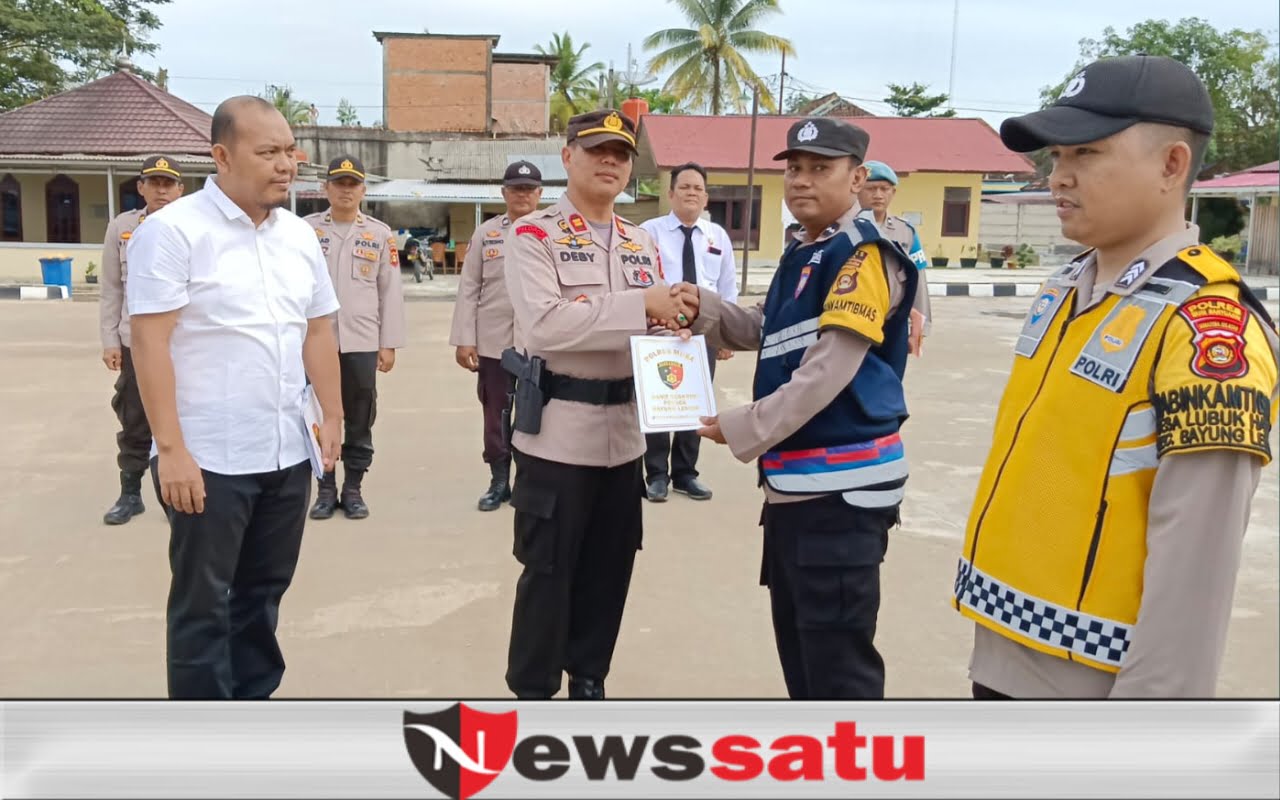 Harkantibmas, Kapolsek Bayung Lencir Berikan Reward Personil, PNS dan PHL