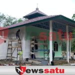 Kodim 0402 OKI Targetkan Rehab Masjid Baitul Mutaqin Rampung Tepat Waktu