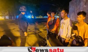 Patroli Presisi Malam Hari, Samapta Polres OKI Sasar Geng Motor