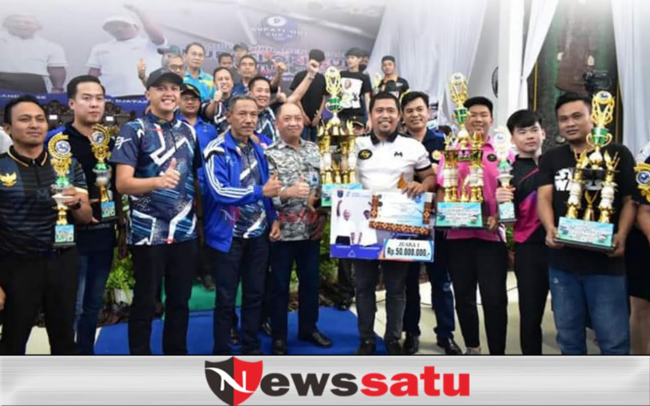 Atlet Nasional Berhasil Gondol Hadiah Utama Turnamen Biliar Bupati OKI Cup II
