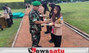 Plh Danramil Pedamaran Beri Penghargaan Regu Tenda Terdisiplin