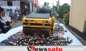 Kapolres Probolinggo Kota Bersama Walikota Musnahkan Ratusan BB 2022