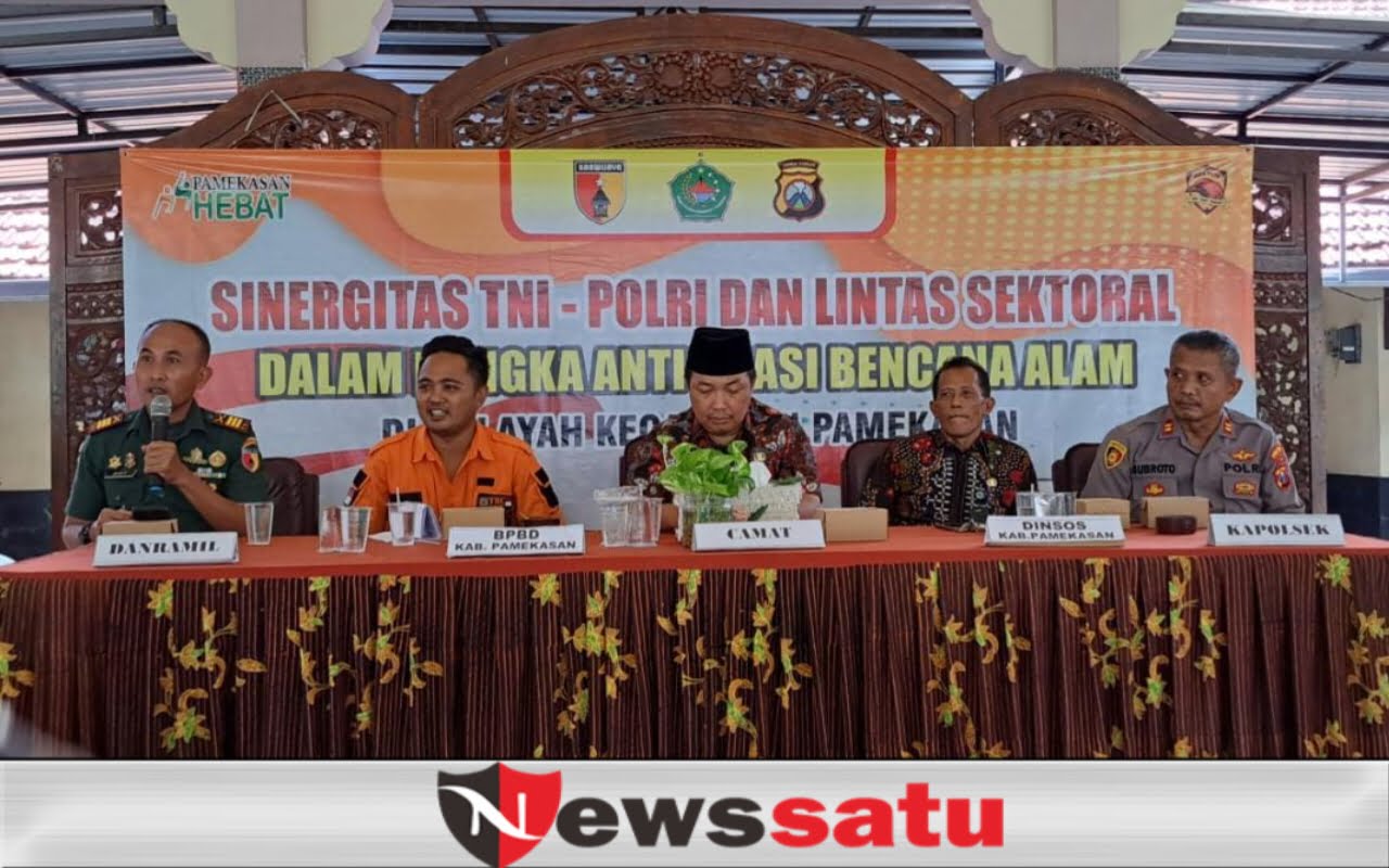 Kecamatan Pamekasan Sinergikan Tim Kebencanaan Lintas Sektoral
