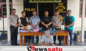 Lagi Asik Duduk Santai Depan Warung Makan, Pria Ini  Dicokok Polisi