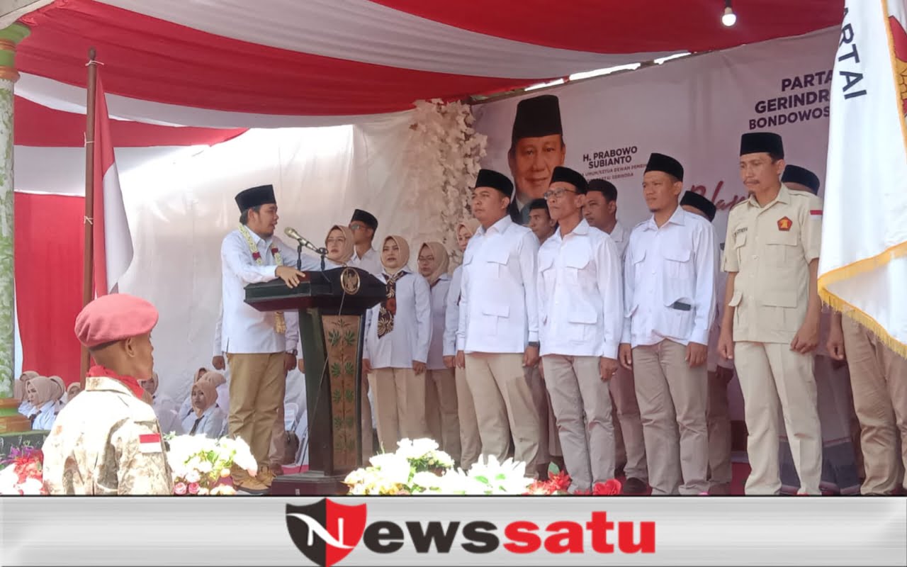 Lantik Pengurus DPC Partai Gerindra, Ini Pesan DPP dan DPW