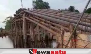 Pemkab OKI Bangun Dua Jembatan Permanen, Warga Sambut Gembira