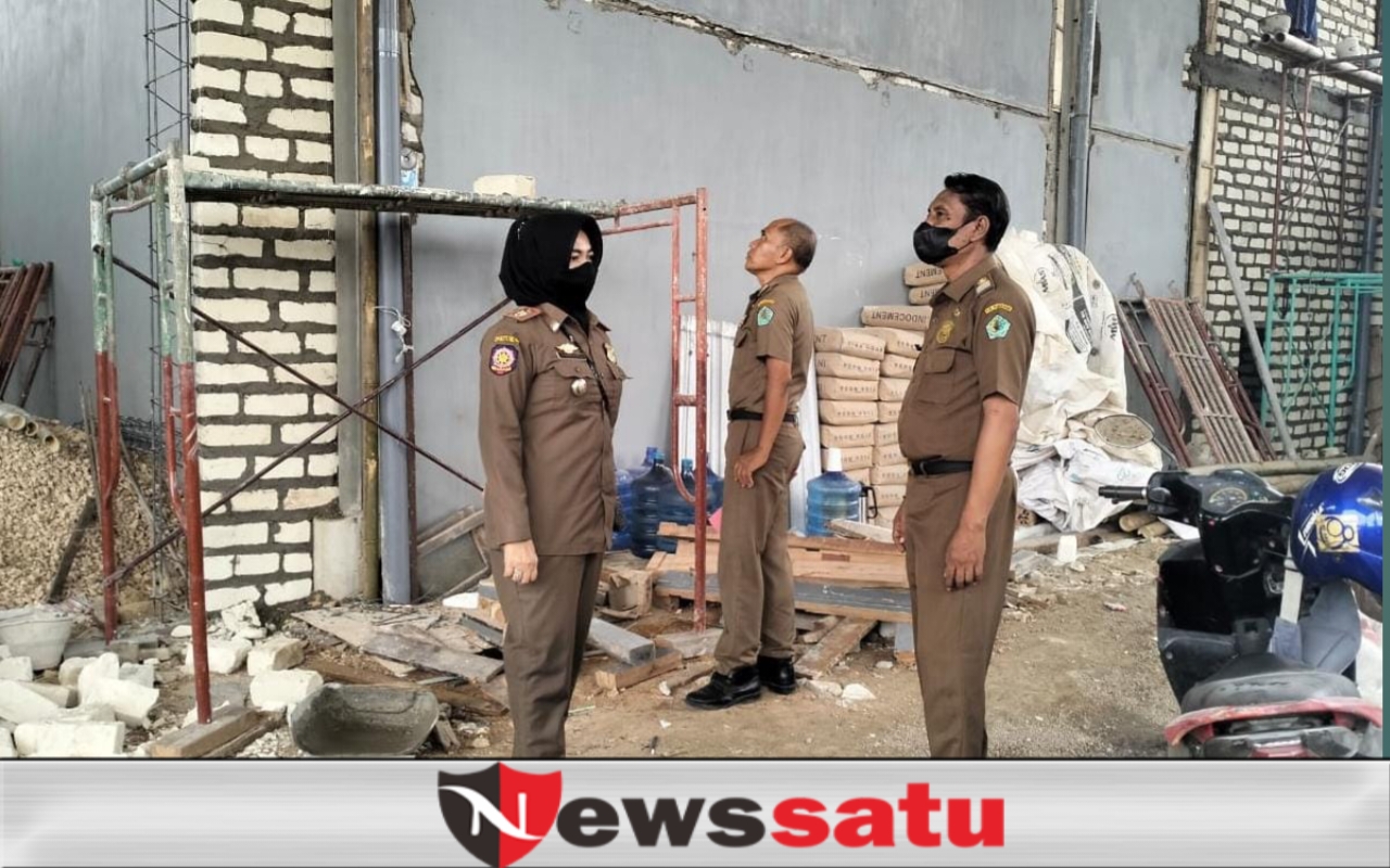 Cegah Bangunan Liar, Satpol PP Sidak IMB di Pamekasan 