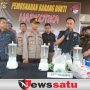 Polres OKI Musnahkan BB Sabu Seberat 3,964,3 Gram