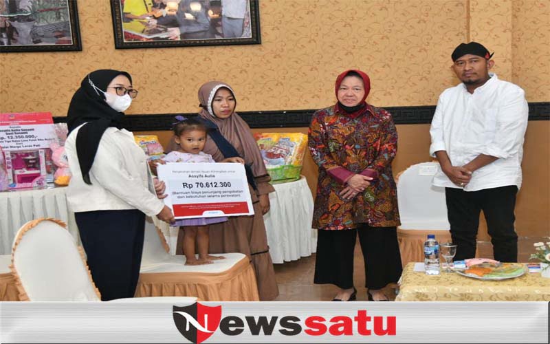 Bupati Sumenep Dampingi Kemensos RI Kunjungi Anak Penderita Atresia Ani