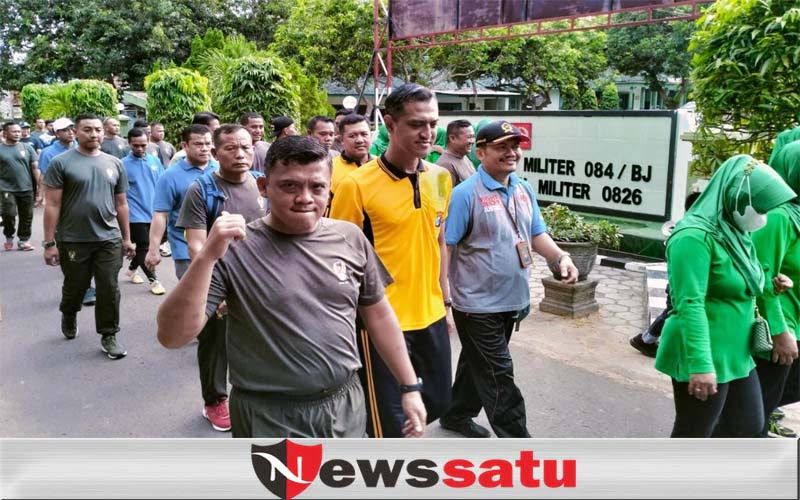 Pemkab Pamekasan Bersama Kodim 0826 Gelar Senam SKJ 88