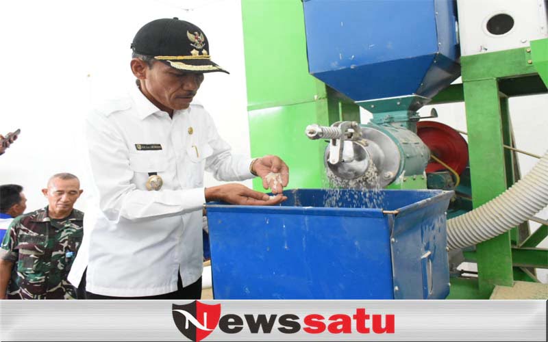 Petani Air Sugihan Kabupaten OKI Produksi Beras