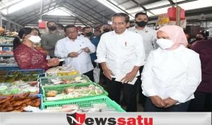Presiden Jokowi Mengecek Harga Sembako Di Pasar Baturiti