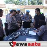 Antisipasi Pelanggaran, Polres Bondowoso Cek Senpi Organik