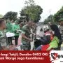 Bagi-bagi Takjil, Dandim 0402 OKI Ajak Warga Jaga Kamtibmas