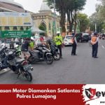 Belasan Motor Diamankan Satlantas Polres Lumajang