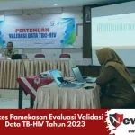 Dinkes Pamekasan Evaluasi Validasi Data TB-HIV Tahun 2023