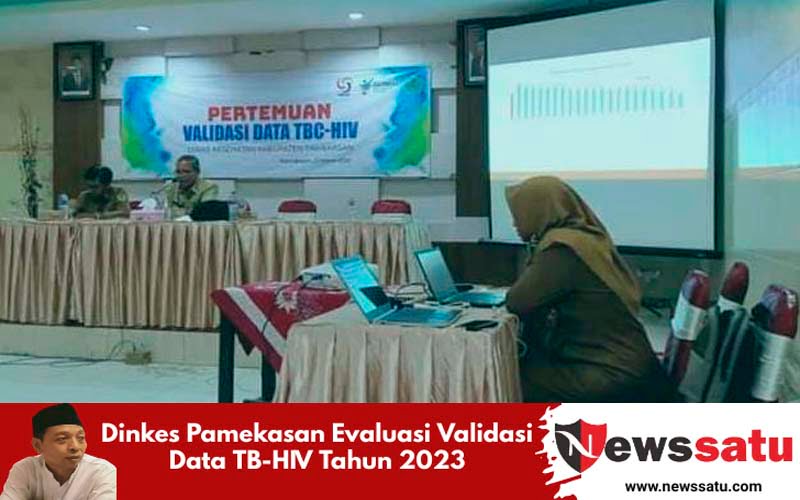 Dinkes Pamekasan Evaluasi Validasi Data TB-HIV Tahun 2023