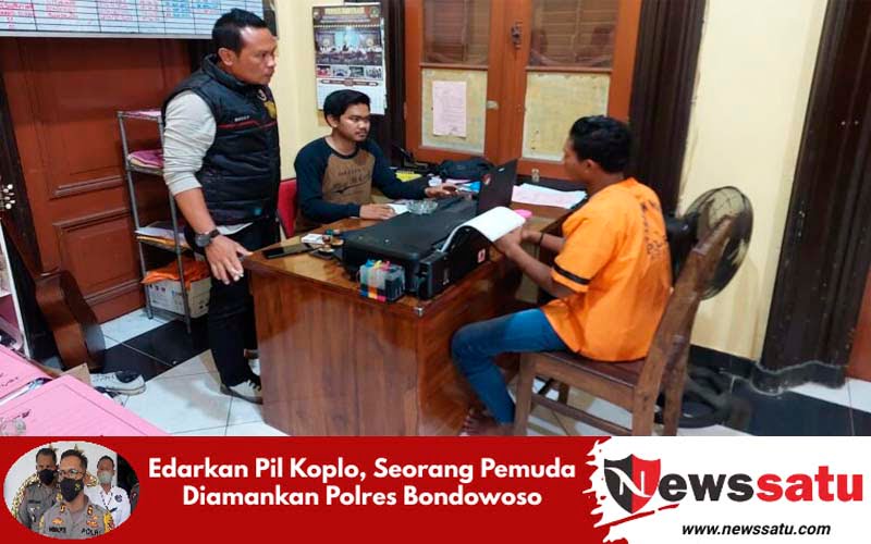 Edarkan Pil Koplo, Seorang Pemuda Diamankan Polres Bondowoso