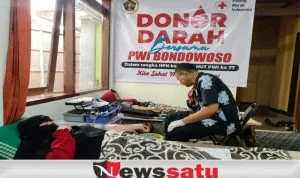 Hari Pers Nasional, PWI Bondowoso Gelar Donor Darah