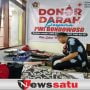 Hari Pers Nasional, PWI Bondowoso Gelar Donor Darah