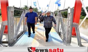 Ini Harapan Bupati OKI Pada Jembatan Gantung Di Sugih Waras
