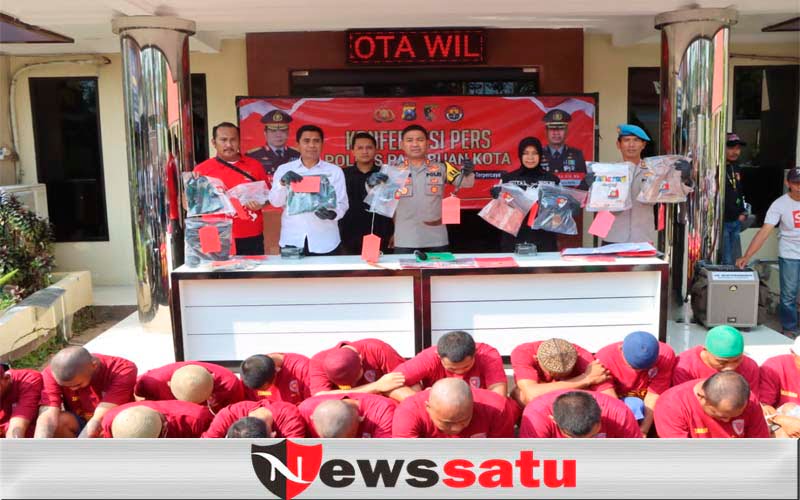Jelang Ramadhan, Polres Pasuruan Kota Tangkap 19 Pelaku Curanmor