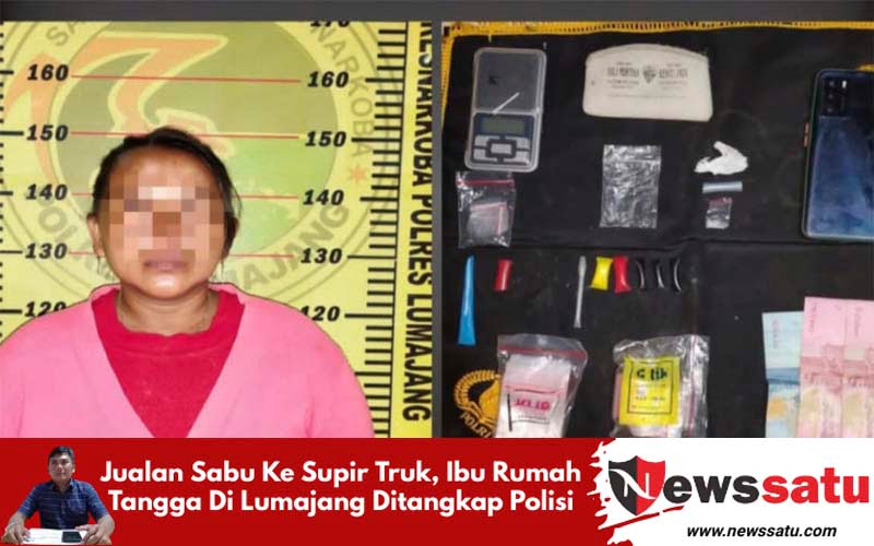 Jualan Sabu Ke Supir Truk, Ibu Rumah Tangga Di Lumajang Ditangkap Polisi