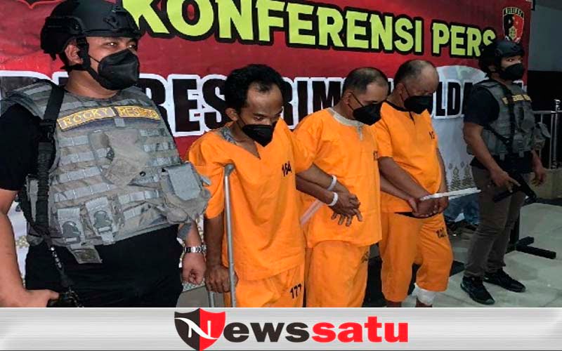 Komplotan Perampok ATM Di Kota Pekanbaru Riau Ditangkap