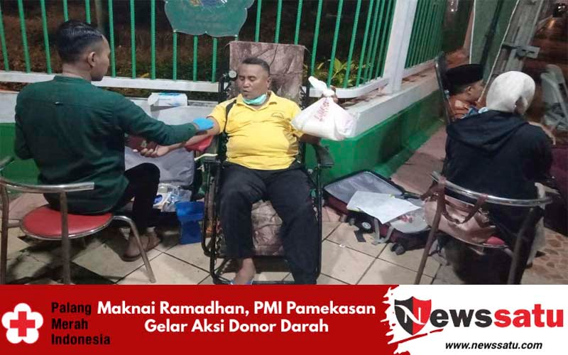 Maknai Ramadhan, PMI Pamekasan Gelar Aksi Donor Darah