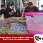 Masjid Agung Solihin Sediakan Ratusan Takjil Gratis Selama Ramadhan