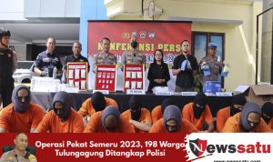 Operasi Pekat Semeru 2023, 198 Warga Tulungagung Ditangkap Polisi